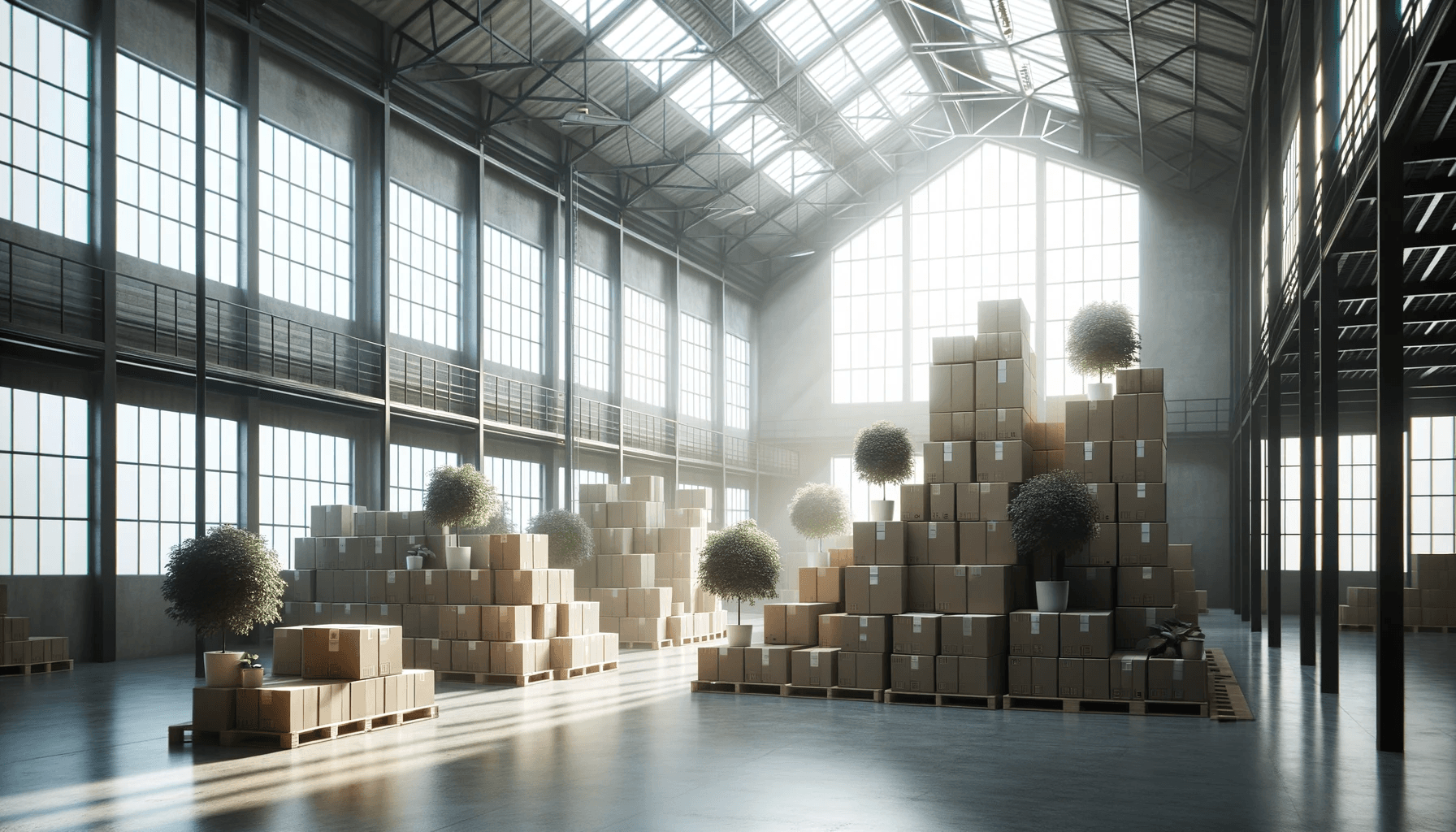 Hero Image of a neat warehouse